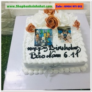 Bánh Sinh Nhật In Hình Ảnh - H598